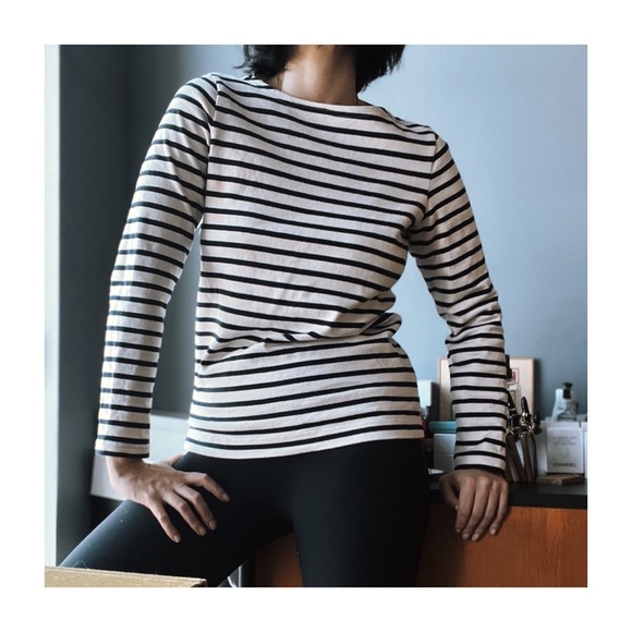 MUJI Boat Neck Stripes - Picture 1 of 5